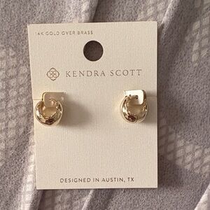 Kendra Scott Gold mini Hoop Earrings